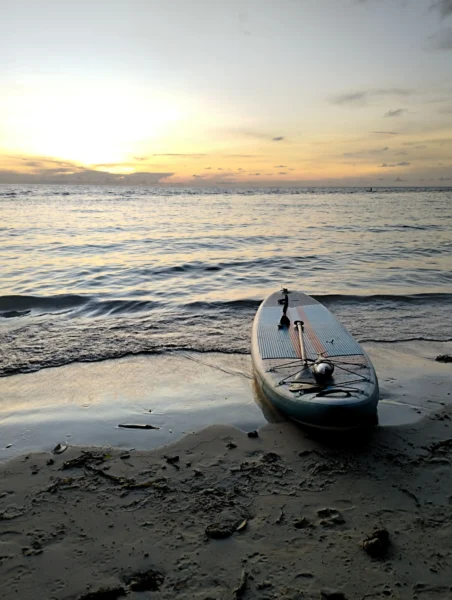 paddleboarding in sulawesi Indonesia